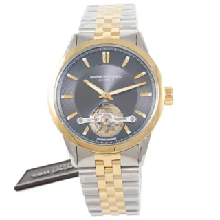 Raymond Weil Freelancer 2781-STP-60051 42.5mm Yellow gold and Stainless steel and PVD Gray