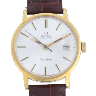 Omega Genève 166.0098 35mm Stainless steel and Gold-plated Silver