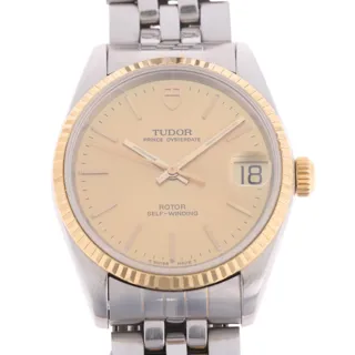 Tudor Prince 72033 32mm Stainless steel and 18k yellow gold