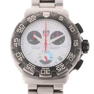 TAG Heuer Formula 1 CAC1111-0 41mm Stainless steel Black and White