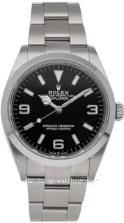 Rolex Explorer 124270-0001 Stainless steel Black