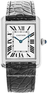 Cartier Tank Solo W1018255 Stainless steel Silver