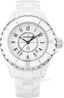 Chanel J12 H0968 33mm White ceramic White