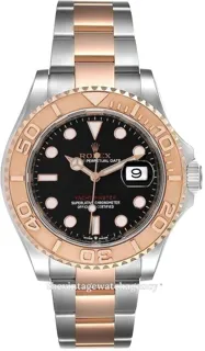 Rolex Yacht-Master 126621-0002 Rose gold and Stainless steel Black