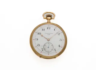 LIP Chronometer 18k yellow gold White