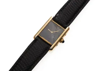 Cartier Must 366001 Vermeil Black