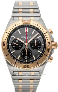 Breitling Chronomat UB0134101B1U1 Stainless steel and Red gold Gray