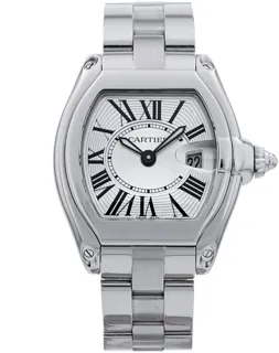 Cartier Roadster W62016V3 32mm Stainless steel Silver