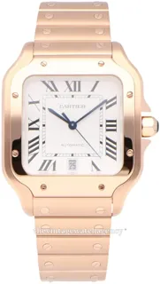 Cartier Santos WGSA0018 Rose gold Silver