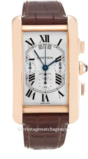 Cartier Tank Américaine W2609356 Rose gold Silver