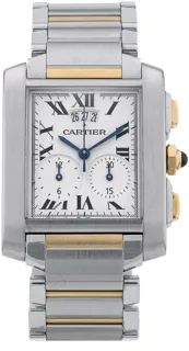 Cartier Chronoflex W51004Q4 Yellow gold and Stainless steel White