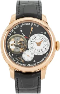 F.P. Journe Tourbillon Souverain Rose gold black$silver