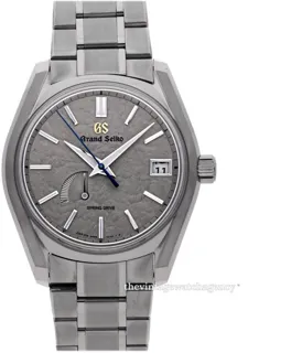 Grand Seiko Heritage SBGA415G Brushed/polished titanium Beige