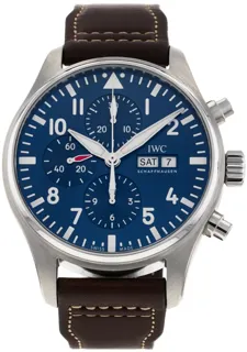 IWC Pilot Chronograph IW377714 Stainless steel Blue