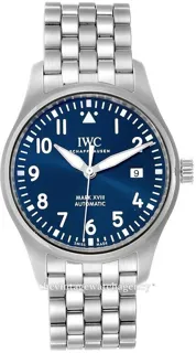 IWC Pilot Mark IW327014 Stainless steel Blue