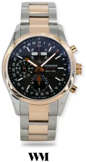 Longines Conquest Classic L2.798.5 42mm Rose gold and Stainless steel Black