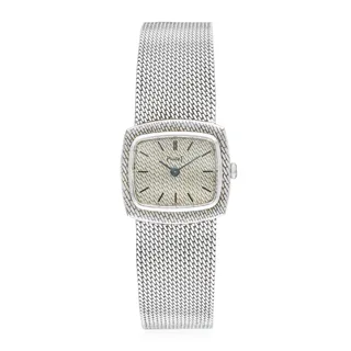 Piaget 9561 B11 24mm 18k white gold Silver