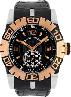 Roger Dubuis Easy Diver RDDBSE0201 46mm Rose gold and Stainless steel Black