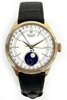 Rolex Cellini Moonphase Rose gold White