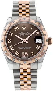 Rolex Datejust 31 178341 Rose gold and Stainless steel Brown