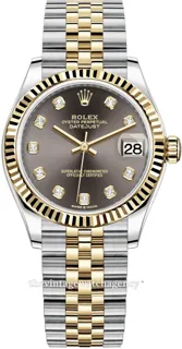 Rolex Datejust 31 278273-0022 Yellow gold and Stainless steel Gray