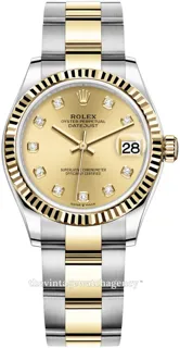 Rolex Datejust 31 278273-0025 Yellow gold and Stainless steel Champagne