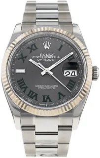 Rolex Datejust 36 126234 White gold and Stainless steel Gray