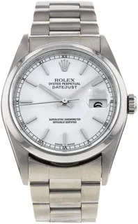 Rolex Datejust 16200 Stainless steel Silver