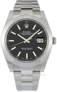 Rolex Datejust 41 126300-0011 Stainless steel Black