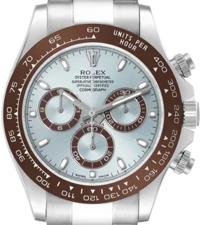 Rolex Daytona Ice Blue Dial Platinum Chronograph 116506 Platinum Ice blue