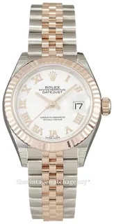 Rolex Lady-Datejust 279171-0021 Rose gold and Stainless steel White