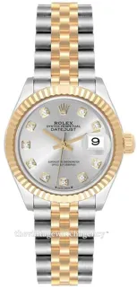 Rolex Lady-Datejust 279173-0007 Yellow gold and Oystersteel Silver