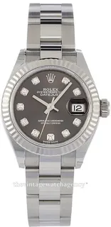 Rolex Lady-Datejust 279174-0016 White gold and Stainless steel Gray