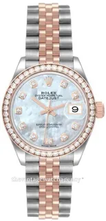 Rolex Lady-Datejust 279381RBR-0013 Oystersteel and Everose gold White