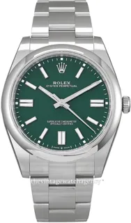 Rolex Oyster Perpetual 124300-0005 Stainless steel Green