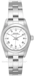 Rolex Oyster Perpetual 76080/2 Stainless steel White