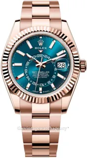 Rolex Sky-Dweller 336935-0001 Everose gold Blue and Green