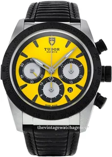 Tudor Fastrider 42010N-0002 42mm Ceramic and Stainless steel Golden