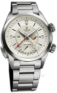 Tudor Heritage Advisor 79620T-95740-STEEL 42mm Titanium Silver