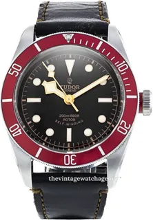 Tudor Heritage Black Bay 79220R-LEATHER 41mm Stainless steel Black