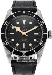 Tudor Heritage Black Bay 79220N-LEATHER 41mm Stainless steel Black