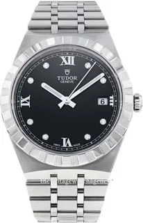 Tudor Royal M28500-0004 Stainless steel Black