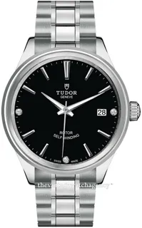 Tudor Style M12500-0004 38mm Stainless steel Black