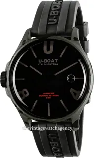 U-Boat Darkmoon 9553 Stainless steel Black