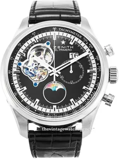 Zenith El Primero 03.2160.4047/21.C714 Stainless steel Black