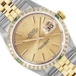 Rolex Datejust Yellow gold and Stainless steel Champagne