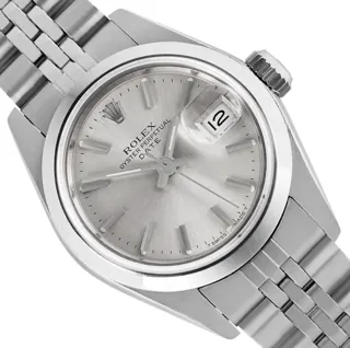 Rolex Date Stainless steel Silver