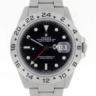 Rolex Explorer II Stainless steel Black