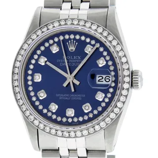 Rolex Datejust Stainless steel Blue