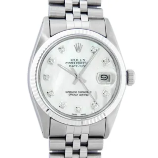 Rolex Datejust Stainless steel and 14k white gold White